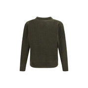 Brooksfield Green Fleece Wool Cardigan