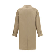 Burberry Brown Cotton Coat