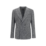 Dolce & Gabbana Gray Fleece Wool Coat