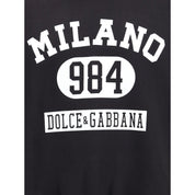 Dolce & Gabbana Black Cotton Sweatshirt