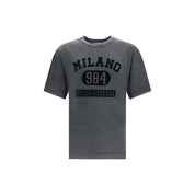 Dolce & Gabbana Gray Cotton T-Shirt