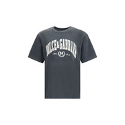 Dolce & Gabbana Gray Cotton T-Shirt