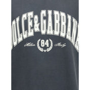Dolce & Gabbana Gray Cotton T-Shirt
