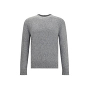 Dolce & Gabbana Gray Fleece Wool Sweatshirt