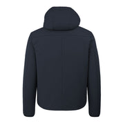 Yes Zee Blue Nylon Jackets & Coat