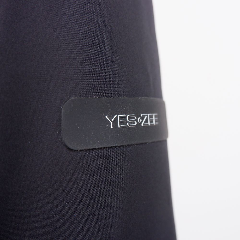 Yes Zee Blue Nylon Jackets & Coat