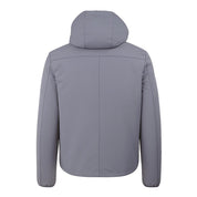 Yes Zee Gray Nylon Jackets & Coat