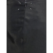 Margiela Black Acetate Midi Skirt