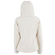 Yes Zee White Nylon Jackets & Coat