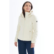 Yes Zee White Nylon Jackets & Coat