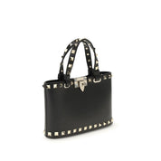Valentino Garavani Black Leather Shoulder Bag
