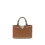 Valentino Garavani Brown Leather Shoulder Bag