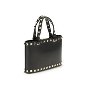 Valentino Garavani Black Leather Shoulder Bag