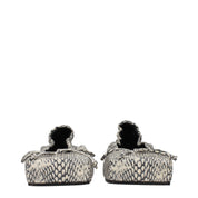 Jacquemus Beige Leather Ballet Flats