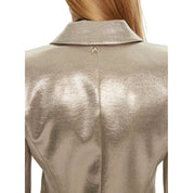 Patrizia Pepe Yellow Polyester Blazer