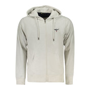 Accademia Militare Gray Cotton Men Hoodie
