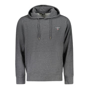 Accademia Militare Gray Recycled Cotton Men Sweater