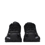 Versace Black Fabric Athletic Sneakers