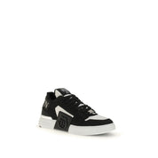 Philipp Plein Black Calf Leather Bos Taurus Low Top Sneakers