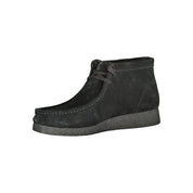 Clarks Black Leather Men Sneaker