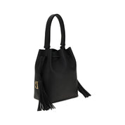 Valentino Garavani Black Leather Shoulder Bag