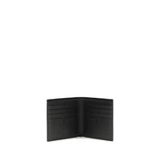 Burberry Black Calf Leather Bos Taurus Wallet