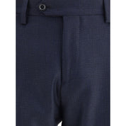 Lardini Blue Wool Two-Piece Suit