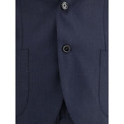 Lardini Blue Wool Two-Piece Suit