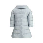 Herno Light Blue Polyester Coat