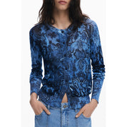 Desigual Blue Viscose Women Sweater