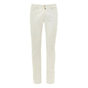 Jacob Cohen White Cotton Skinny Jeans