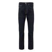 Jacob Cohen Blue Polyester Tapered Jeans