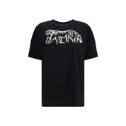 Balmain Black Cotton T-Shirt