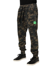 Dolce & Gabbana Multicolor Camouflage Cotton Men Jogger Pants