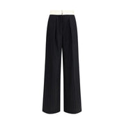 Forte_Forte Black Wool Dress Pants