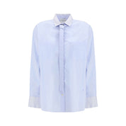Forte_Forte Light Blue Cotton Dress Shirt