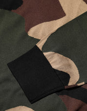 Dolce & Gabbana Multicolor Camouflage Crew Neck Men Pullover Sweater