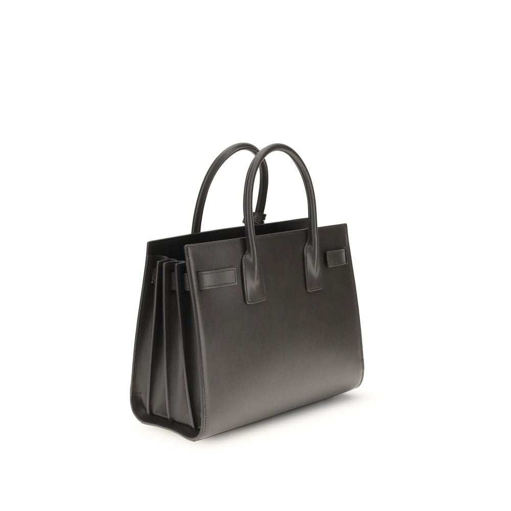 Saint Laurent Gray Calf Leather Bos Taurus Shoulder Bag