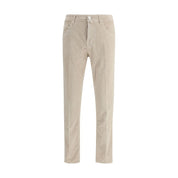 Jacob Cohen Gray Cotton Casual Pants