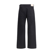 Our Legacy Black Cotton Straight-Leg Jeans