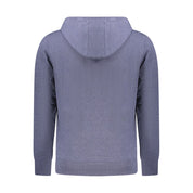 Accademia Militare Blue Cotton Men's Hooded Sweater