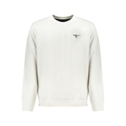 Accademia Militare Gray Recycled Cotton Men Sweater