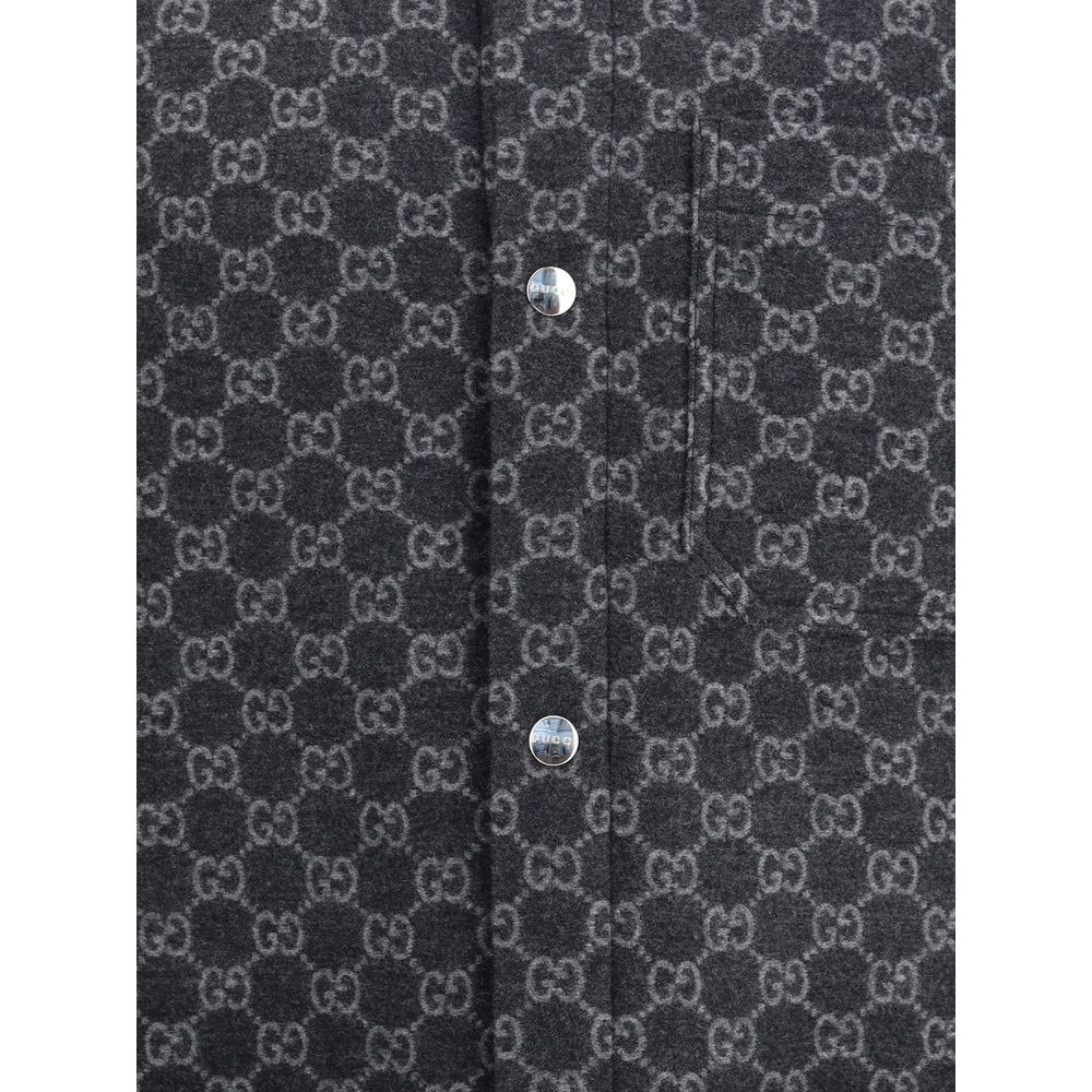 Gucci Gray Wool Coat