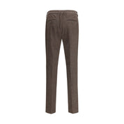 Cruna Brown Cotton Casual Pants