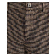 Cruna Brown Cotton Casual Pants