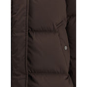 Woolrich Brown Goose Down Parka