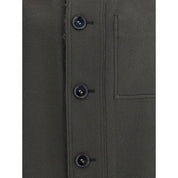 Ami Paris Gray Wool Clothing