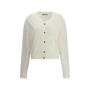 Jacquemus White Merino Wool Cardigan