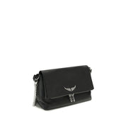 Zadig & Voltaire Black Calf Leather Bos Taurus Shoulder Bag