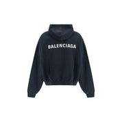 Balenciaga Black Cotton Sweatshirt
